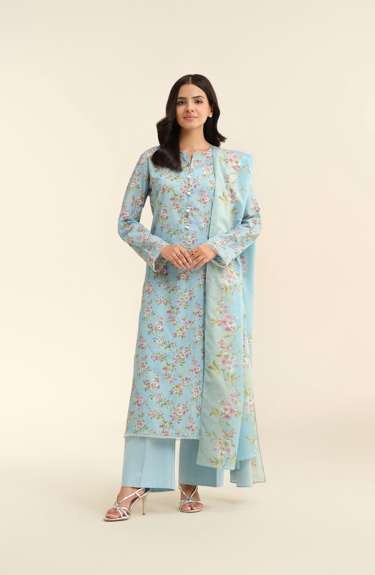 3 Piece - Printed
 Suit - X6244