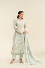 3 Piece - Printed
 Suit - X6249