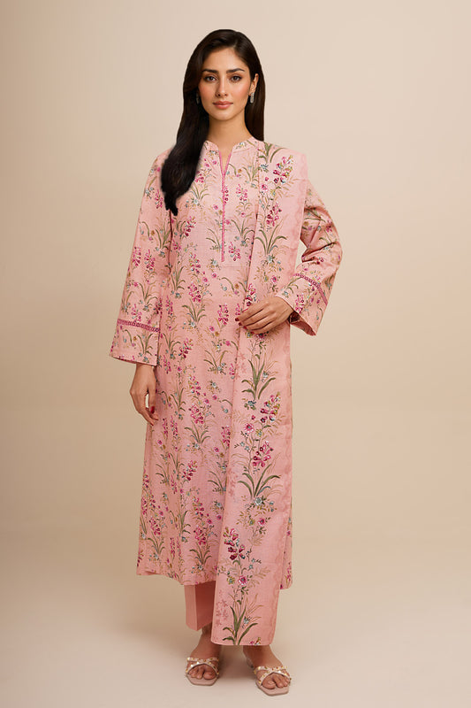 3 Piece - Printed Suit - X7101