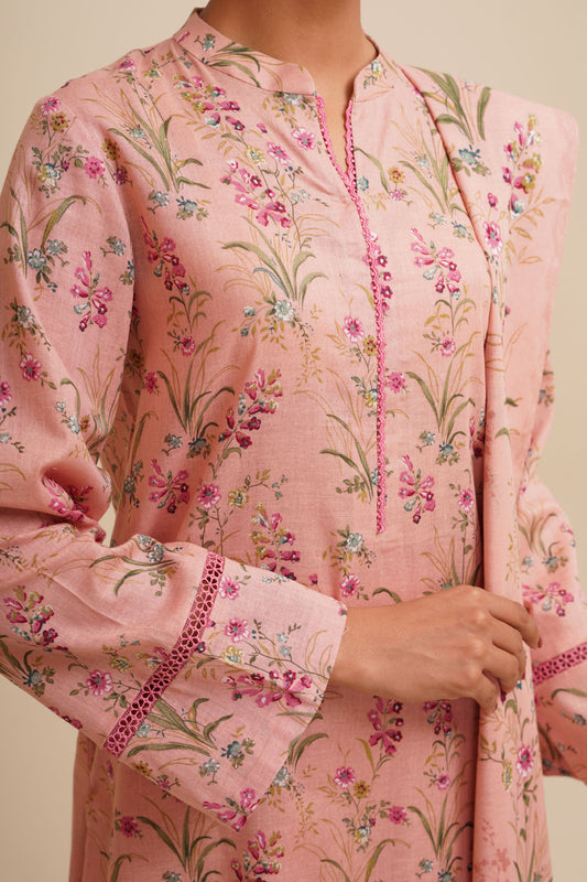 3 Piece - Printed Suit - X7101