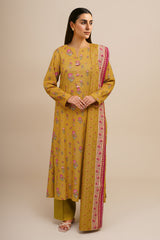 3 Piece - Printed Suit - X7108