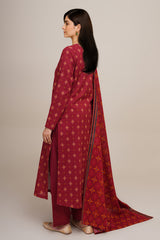 3 Piece - Printed Suit - X7109