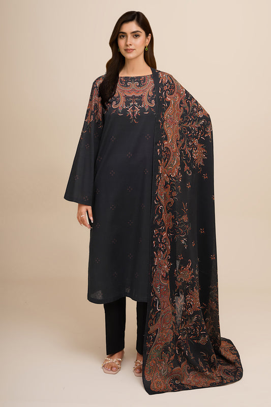 3 Piece - Printed Suit - X7115