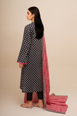 3 Piece - Printed Suit - X7117