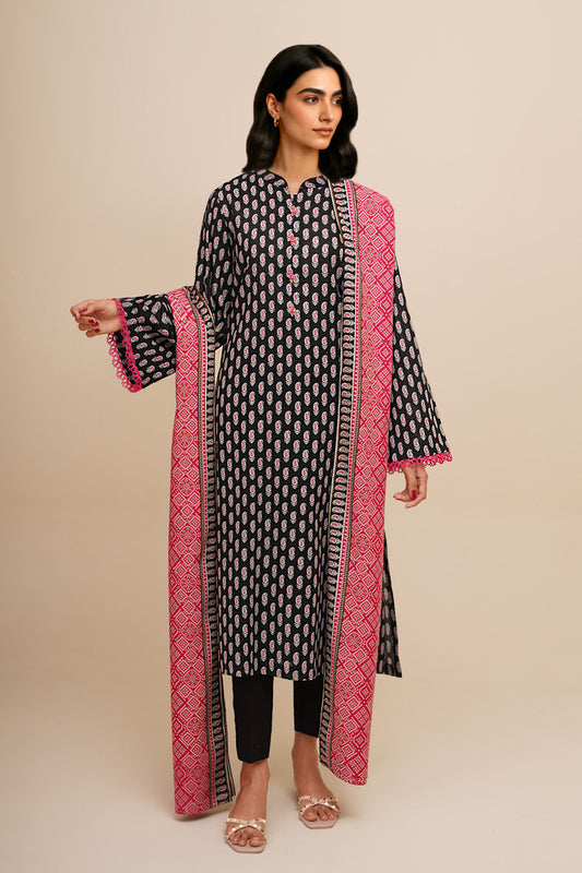 3 Piece - Printed Suit - X7117