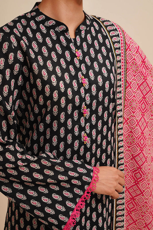 3 Piece - Printed Suit - X7117