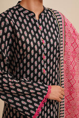 3 Piece - Printed Suit - X7117