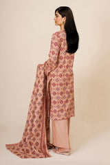 3 Piece - Printed Suit - X7118