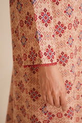3 Piece - Printed Suit - X7118