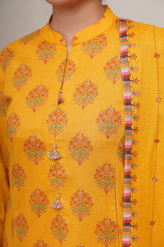 3 Piece - Printed Suit - X7120