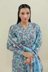 3 Piece - Printed Suit - X7121