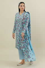 3 Piece - Printed Suit - X7121