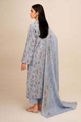 3 Piece - Printed Suit - X7122
