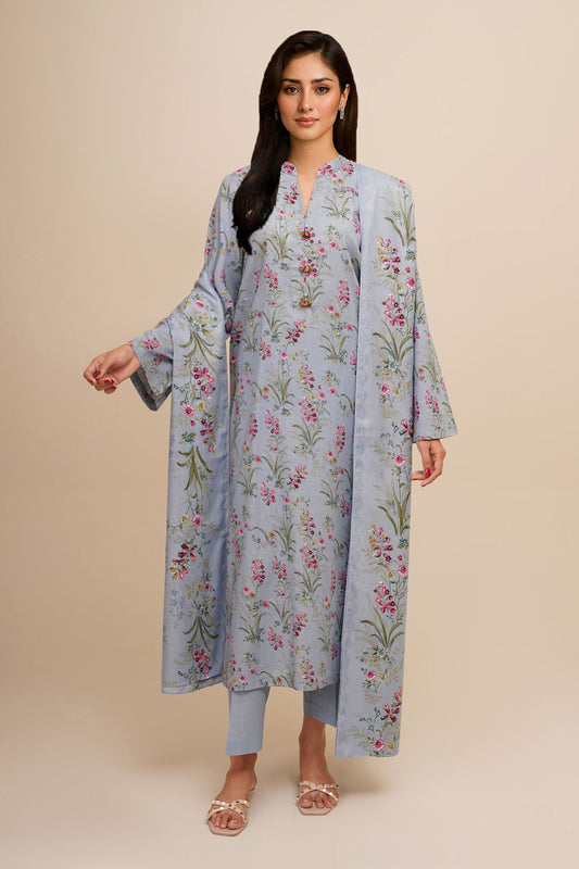 3 Piece - Printed Suit - X7122