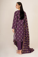 3 Piece - Printed Suit - X7123