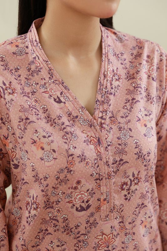 3 Piece - Printed Suit - X7124