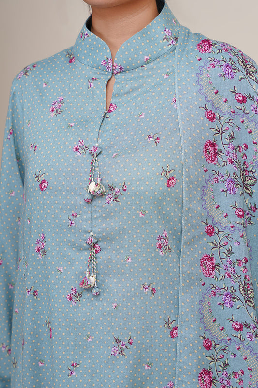3 Piece - Printed Suit - X7126