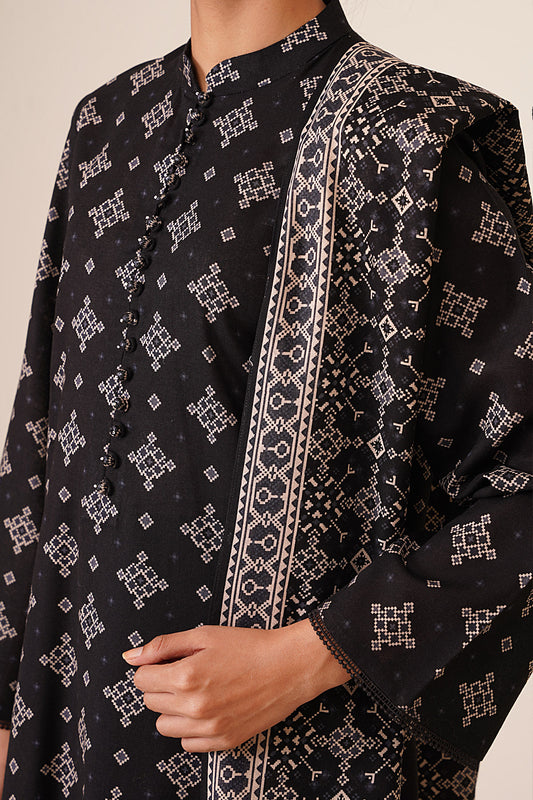3 Piece - Printed Suit - X7127
