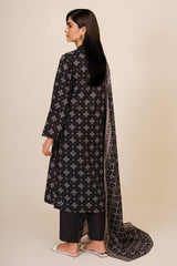 3 Piece - Printed Suit - X7127