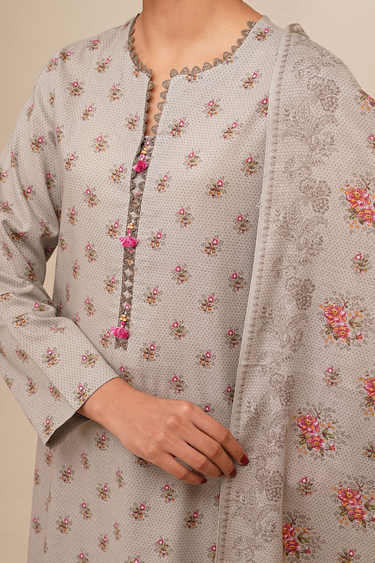 3 Piece - Printed Suit - X7128