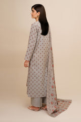 3 Piece - Printed Suit - X7128