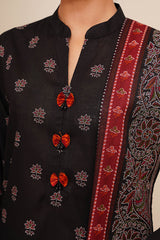 3 Piece - Printed Suit - X7129