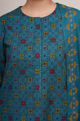 3 Piece - Printed Suit - X7130