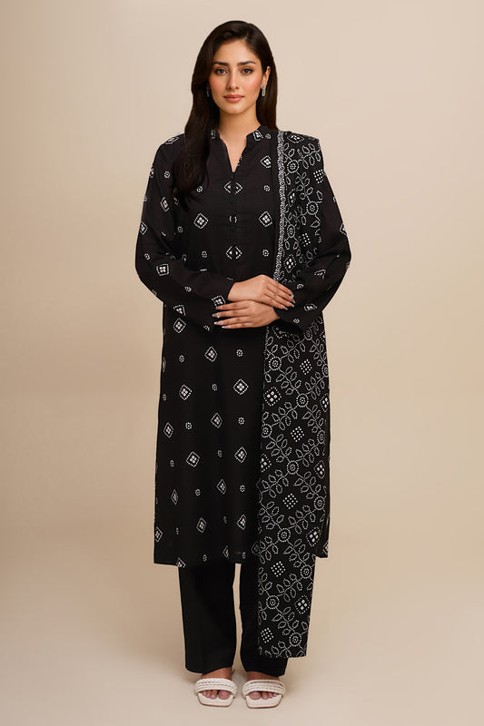 3 Piece - Printed Suit - X7133