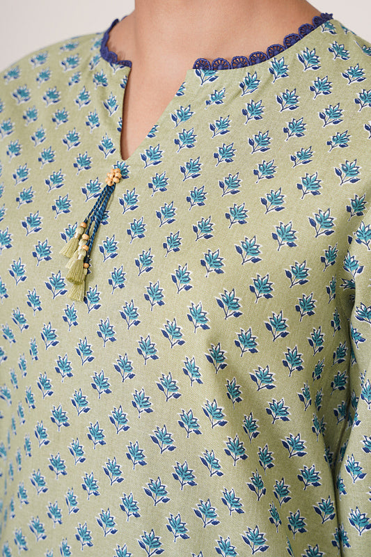 3 Piece - Printed Suit - X7135
