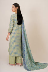3 Piece - Printed Suit - X7135