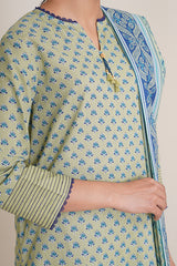 3 Piece - Printed Suit - X7135