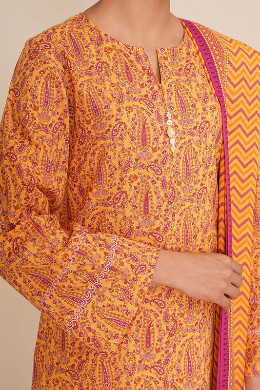 3 Piece - Printed Suit - X7136