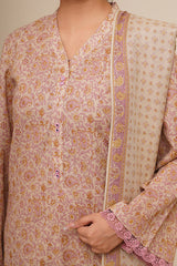 3 Piece - Printed Suit - X7138