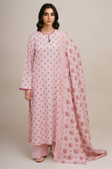 3 Piece - Printed Suit - X7140