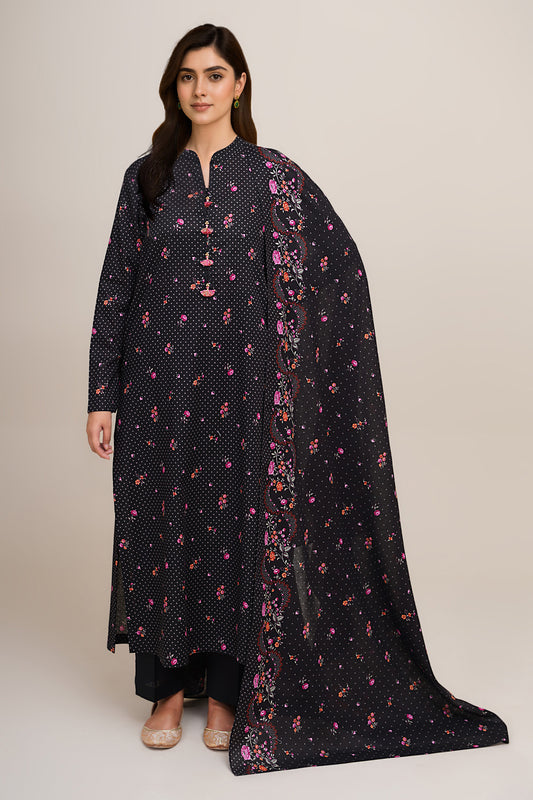 3 Piece - Printed Suit - X7142