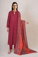 3 Piece - Printed Suit - X7143