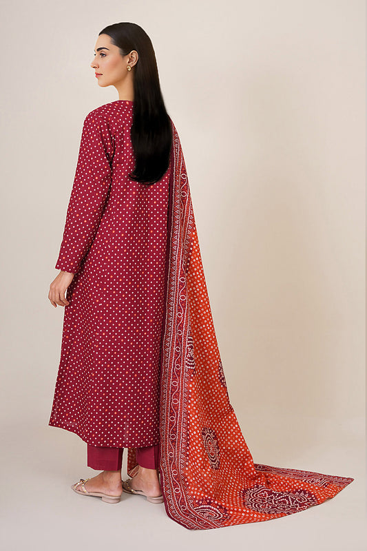 3 Piece - Printed Suit - X7143