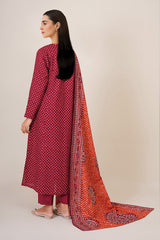 3 Piece - Printed Suit - X7143