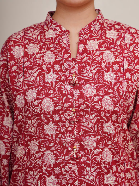 2 Piece - Printed Suit - X7165