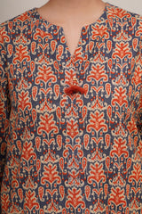 2 Piece - Printed Suit - X7166