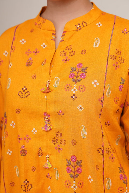 2 Piece - Printed Suit - X7171