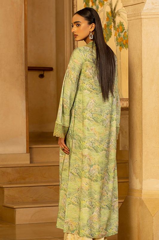2 Piece - Printed & Embroidered Suit - MCP1413
