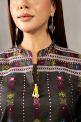 Embellished Khaddar Shirt