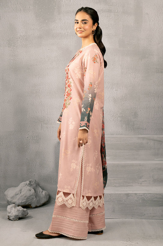 3 Piece - Embroidered Suit - C6028