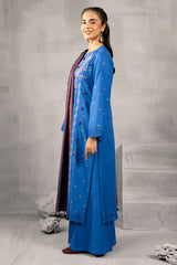 3 Piece - Embroidered Khaddar Suit