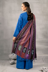 3 Piece - Embroidered Khaddar Suit