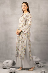 3 Piece - Embroidered Khaddar Suit