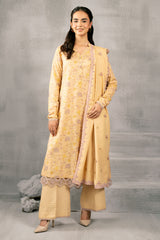 3 Piece - Embroidered Karandi Suit