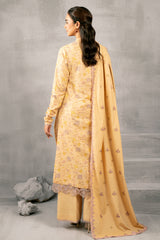 3 Piece - Embroidered Karandi Suit