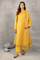3 Piece - Embroidered Viscose Karandi Suit